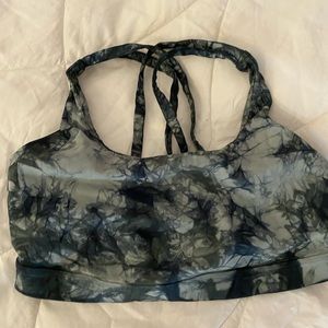 Lulu lemon tie dye energy bra. Size 10